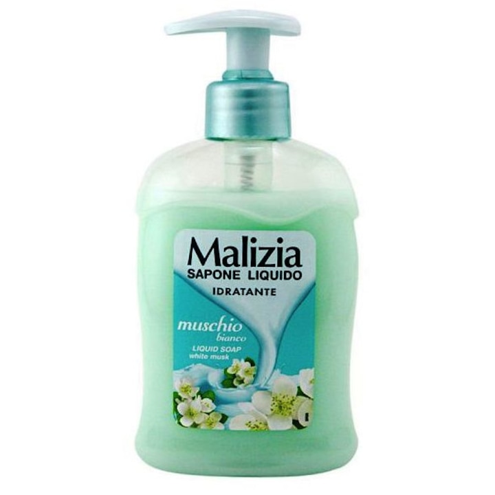 Folyékony szappan Malizia muschio bianco és pézsma folyékony szappan 300ml