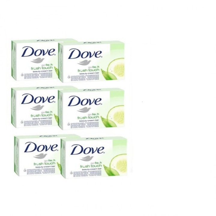 6x DOVE GO friss szappan, 90 g, uborka és zöld tea illatú csomag
