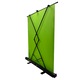 FormTex fal háttér Green Studio (zöld képernyő) típusú Roll Up Premium Chroma Key vászonnal, 1,5x1,9 m