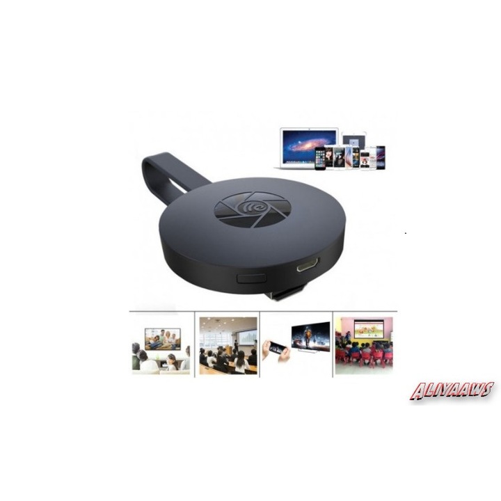 Google Chromecast HDMI TV porthoz csatlakoztatható Média Lejátszó, Fekete
