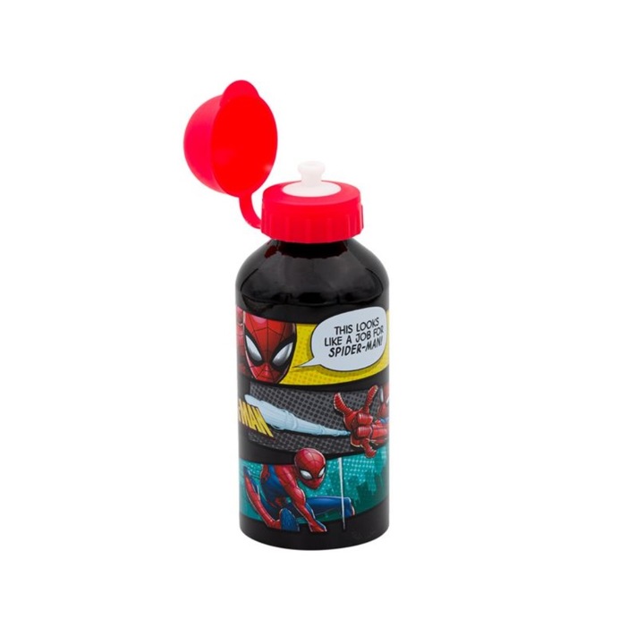 Alumínium kulacs, Spiderman, 500 ml