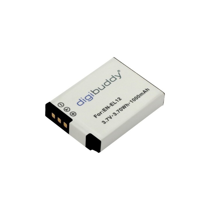 DigiBUDDY Nikon EN-EL12 Akkumulátor, 1000mAh