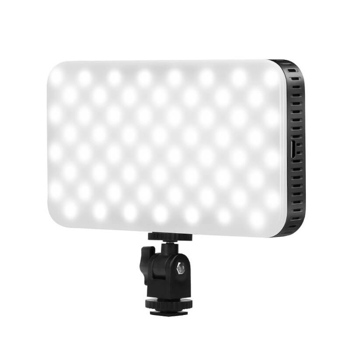 LED lámpa videokamerához Lipa, Fekete