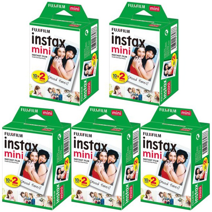 Fujifilm Instax Mini Instant Film Set 5x20 db, 100 db