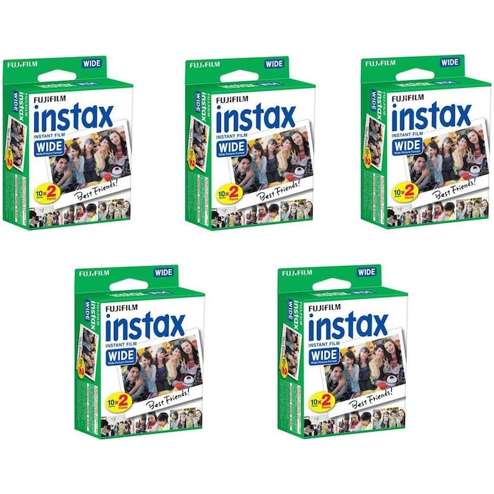 Fujifilm Instax Wide Instant Film Set 5x20 db, 100 db
