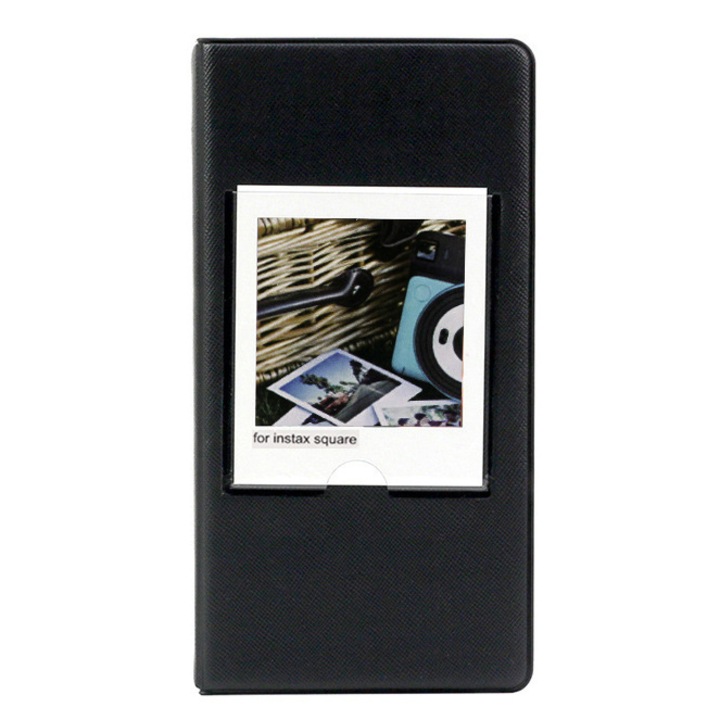 Fujifilm Instax Square SQ1 SQ6 SQ10 SQ20 64 fotóalbum fekete