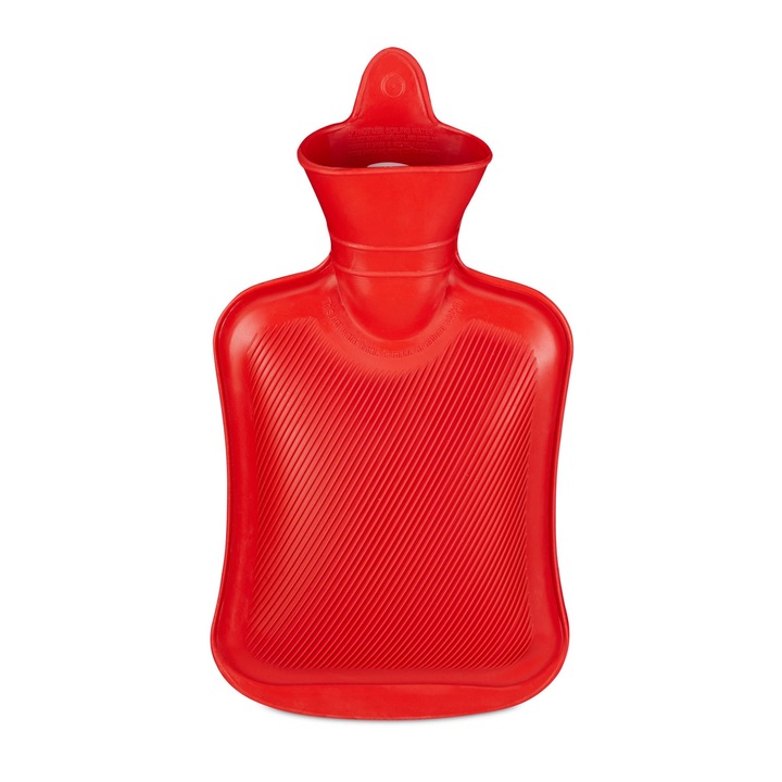 Melegvizes párna, Relaxdays, piros, 1 l, 28,5 x 15,5 x 4,5 cm