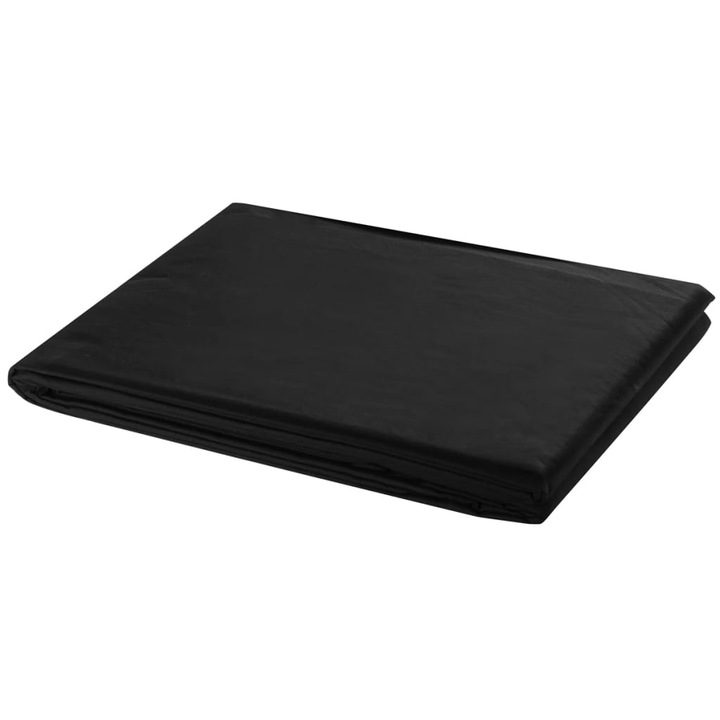 vidaXL fekete pamut háttér állvány nélkül 300 x 300 cm