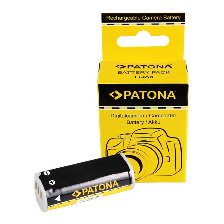 Patona Canon NB-9L Digital IXUS 1000 1000HS 1100HS 3.5V/2.5Wh Li-Ion utángyártott akkumulátor 700mAh