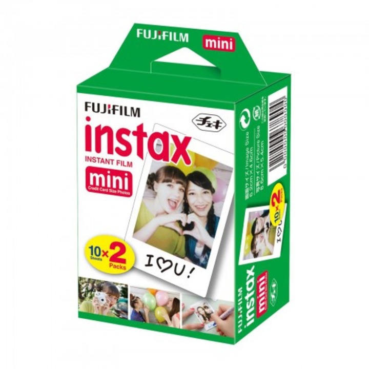 Fujifilm Instax mini twin instant film (6,2x4,6cm) 2x10lap