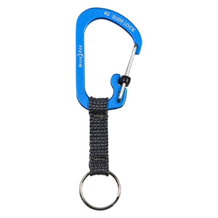 Nite Ize SlideLock karabiner alumínium, kék színű