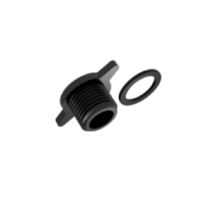 Dugó tömítéssel 17 mm-es csepegtetőszalag-csatlakozóhoz, gyártó Korea