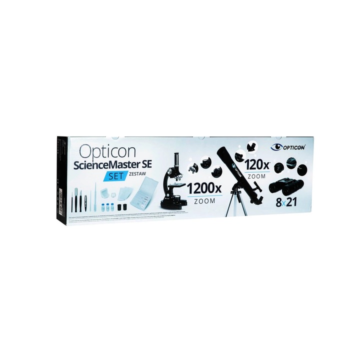 OPTICON Készlet ScienceMaster SE 2.0 Telescope 45/600 mikroszkóp, távcső