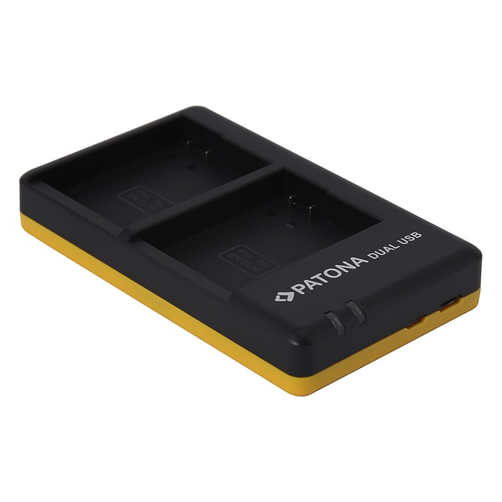 Töltő Patona Dual USB gyorstöltő EN-EL14 kompatibilis Nikon CoolPix P7000, P7100, P7700