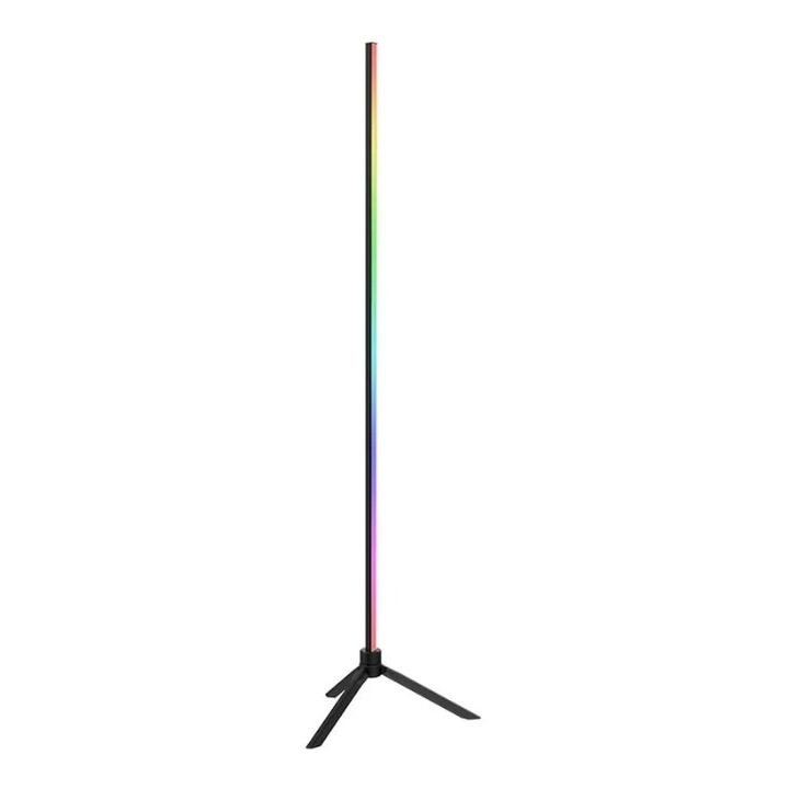 Smart LED saroklámpa, RGB, távirányító, fényjáték, zenéhez szinkronizálás, 120cm