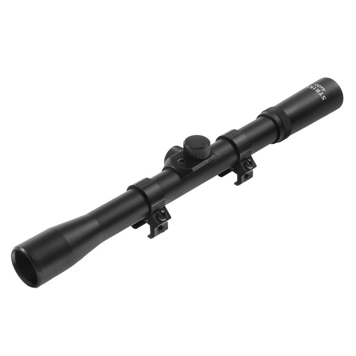 Távcső, Strike Systems, 4x20, 30/30, fém, fekete