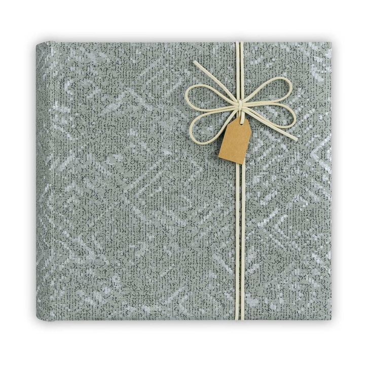Fotóalbum 40 oldal, ZEP, Textil/Papír, 26x26 cm, Szürke