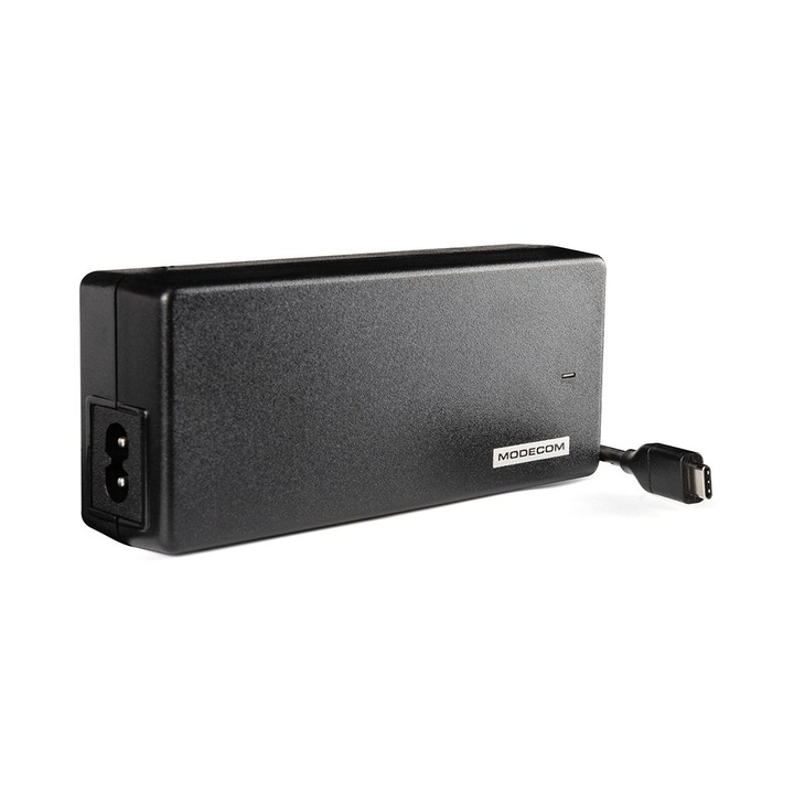 Notebook adapter, Modecom, MC-87C, USB-C, fekete