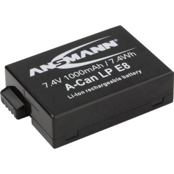 LP-E8 Canon kamera akku 7,4V 1000 mAh, Ansmann (5044853)