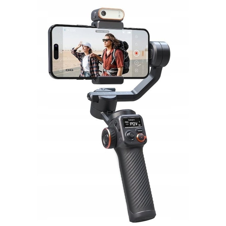 Képstabilizátor rendszer Gimbal iSteady M6 KIT Hohem Auto arckövetés, Zoom vezérlés, Time lapse