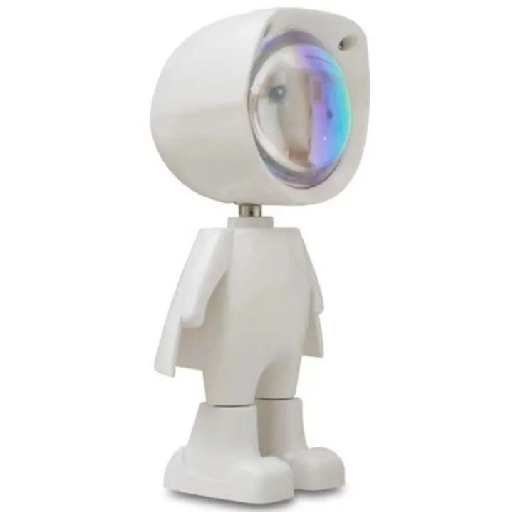 Éjjeli lámpa, Astronaut, Fehér, USB csatlakozás