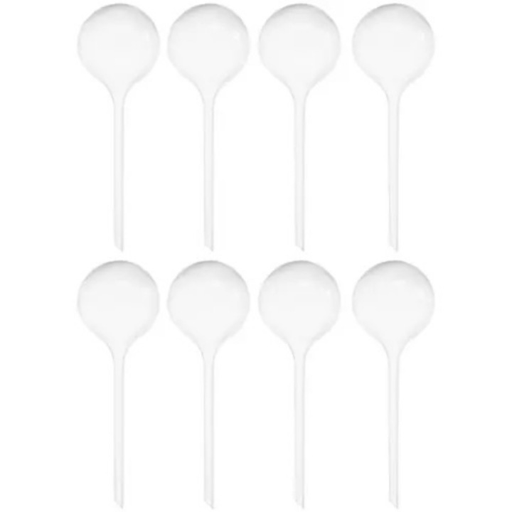 8 db-os csepegtető készlet CLASStitude növényöntözéshez, sokoldalú alkalmazás, űrtartalom 280 ml, 24 x 8 cm, átlátszó