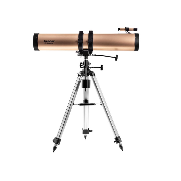 TASCO Luminova teleszkóp, 114x800mm, alumínium állvány, maximum 675x, fekete