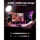 Ring Light Professzionális Techone Live Pro, meleg / hideg / semleges fény, 10 állítható intenzitás, telefontartó, állítható magasság, íróasztal, gombvilágítás funkció, 70 cm, fekete