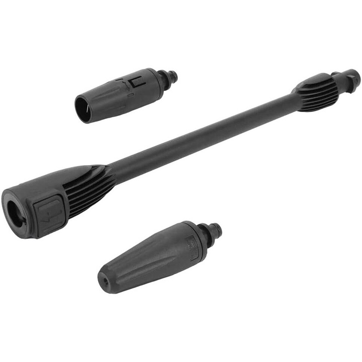 Lándzsa készlet + 2 fúvóka Karcher K2 / K7-hez, műanyag, 15 / 20 MPa, fekete