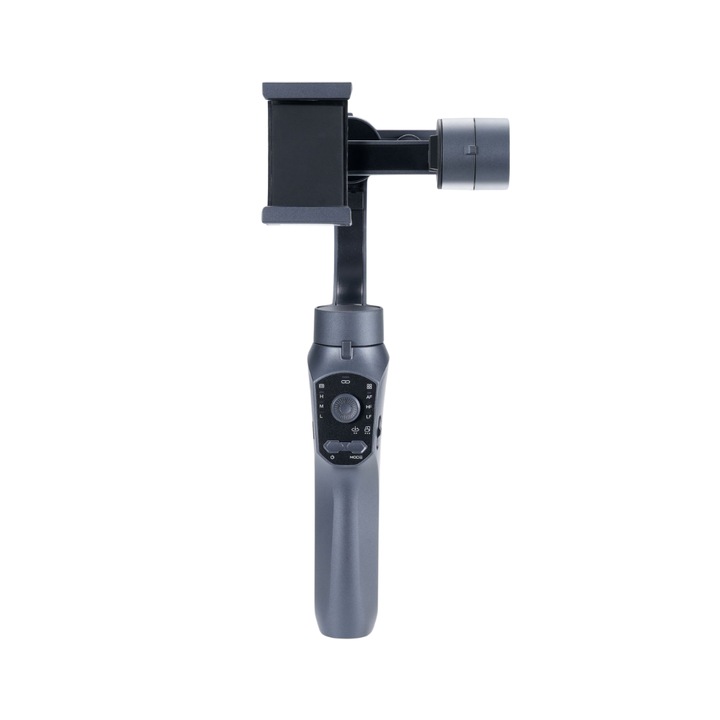 GlideMaster 360° Gimbal stabilizátor ONSales okostelefonhoz, háromtengelyes stabilizátor, aktív követés, lejátszás és töltés, fekete