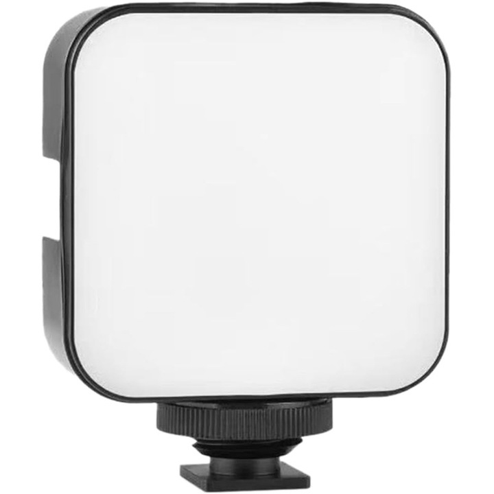 Rqiurpn LED videolámpa, 31 izzós, szabályozható, hordozható, fekete