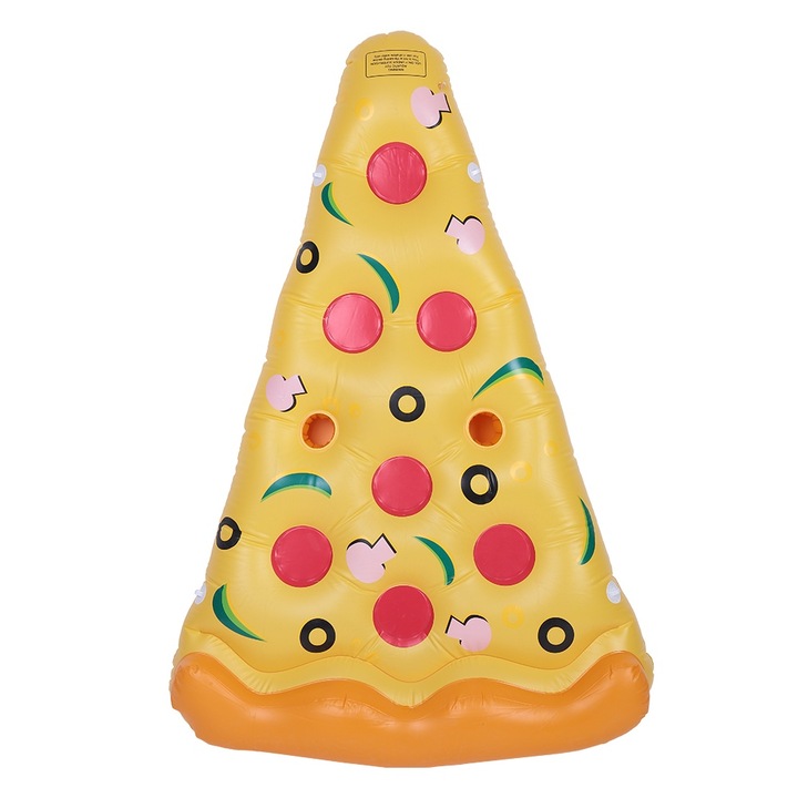 Felfújható medencematrac, 180x135x30cm, PVC, sárga