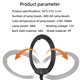 Ring Light LED 56cm/22inch, 3 fénymód, 10 beállítási fokozat, 3 telefontartó, szelfi távirányító, 210cm-es állvány tartalmazza