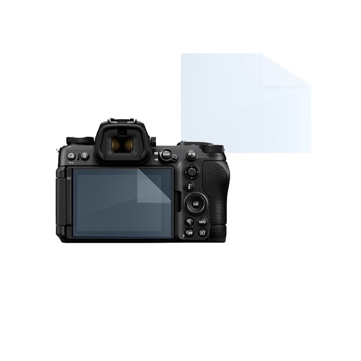 Fóliakészlet, Nikon Z 6 III-hoz, FONIX LENS DEFENSE, 1 szilikonfólia a képernyőhöz, ütésálló, karcmentes, regenerálható, tartós, időjárásálló, átlátszó
