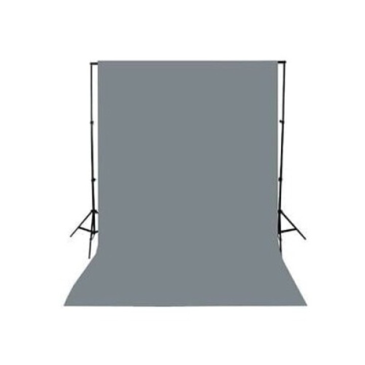 Fotóstúdió háttérvászon, pamutból, mérete 300x600 cm, szürke, Dactylion®