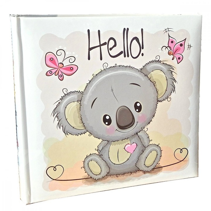 TRADAG design KOALA fotóalbum gyerekeknek, 200 fotó 10x15, 23,5x22cm, többszínű, 100 oldal