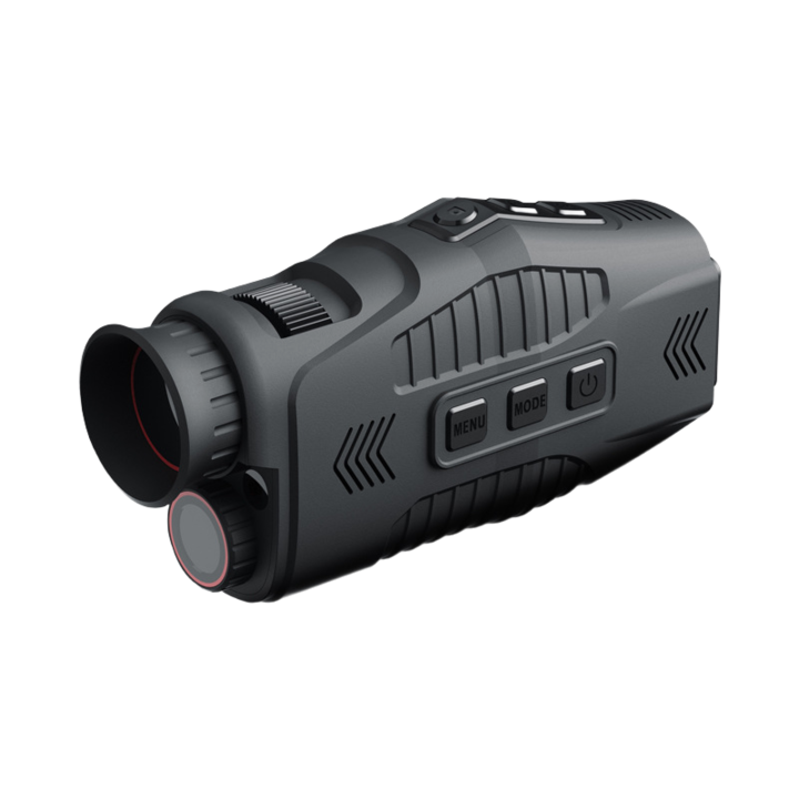 Éjszakai látás, 1080p HD, 5x digitális zoom, teljesen fekete látótávolság 200 m, 7 infravörös beállítás, USB interfész, fekete