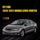Szelepszár távtartó Honda Civic 2015-2021, alumínium T6061, piros