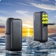 Töltő Powerbankkal, Telesin, S0-Pb-01-Tgp, Fekete, 10000 Mah, Usb-A, Usb-C, Gopro Hero 13-mal kompatibilis, 20 W gyorstöltés, LED jelzőfények, túlmelegedés elleni védelem