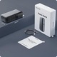 Töltő Powerbankkal, Telesin, S0-Pb-01-Tgp, Fekete, 10000 Mah, Usb-A, Usb-C, Gopro Hero 13-mal kompatibilis, 20 W gyorstöltés, LED jelzőfények, túlmelegedés elleni védelem