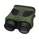 CLC SmartGear digitális éjjellátó távcső, zöld, 2,5K UHD, 40MP, 10X optikai zoom, 8X digitális, 3" IPS képernyő, IR LED 850nm, 300m hatótáv, 2500mAh akkumulátor, 32GB kártya, ideális vadászatra, megfigyelésre, vadállat megfigyelésre, táborozásra