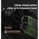 CLC SmartGear digitális éjjellátó távcső, zöld, 2,5K UHD, 40MP, 10X optikai zoom, 8X digitális, 3" IPS képernyő, IR LED 850nm, 300m hatótáv, 2500mAh akkumulátor, 32GB kártya, ideális vadászatra, megfigyelésre, vadállat megfigyelésre, táborozásra